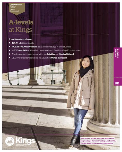 A Levels At Kings By Kings Education Issuu
