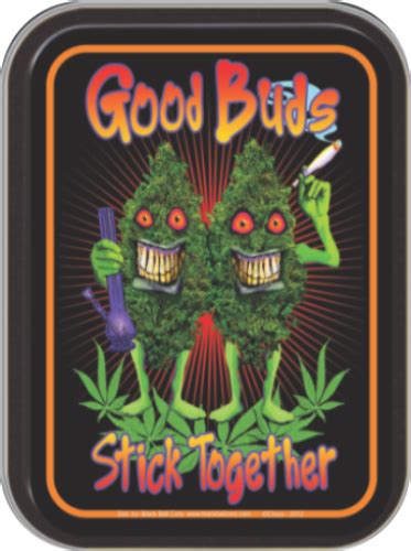 Good Buds Stick Together Large Stash Tin — Poster Plus