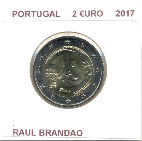 Portugal 2017 2 Euro Commemorative Raul Brandao Sup