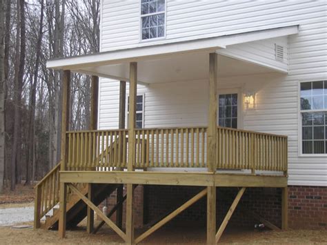 Porches And Decks Coveredreardeck