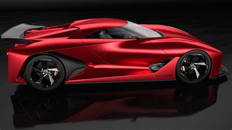 Wallpaper Nissan 2020 Vision Gran Turismo, red, concept ...