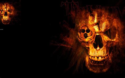 Skull On Fire Wallpapers Top Free Skull On Fire Backgrounds