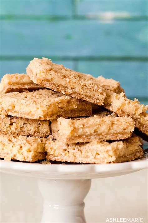 Crumble remaining cookie mixture over top. Oatmeal Lemon Bars - with video tutorial | Ashlee Marie ...