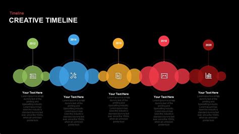 Creative Timeline Powerpoint Template And Keynote Slide