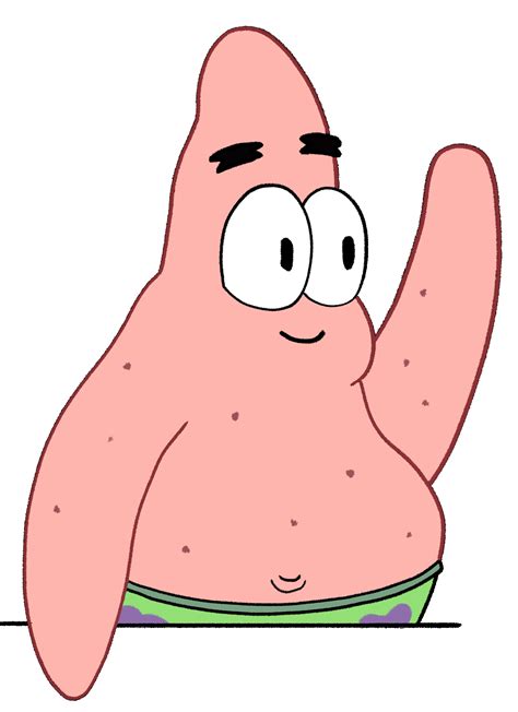 Patrick Star Hello Sticker By Nick Ybarra For Ios And Android Giphy