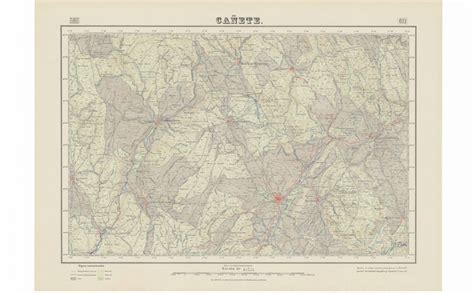 Cañete Mapa Topográfico Nacional 150000 1941