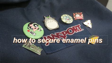 How To Easily Secure Enamel Pins Youtube