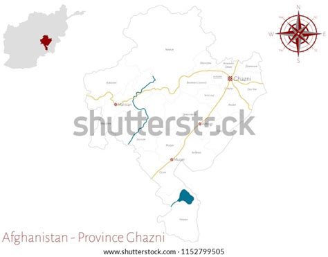 Map Of Ghazni Afghanistan Maps Of The World