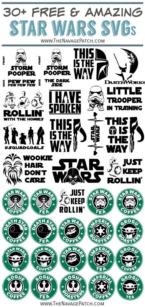 Free Star Wars SVGs (& Cricut Joy Giveaway!) - The Navage Patch