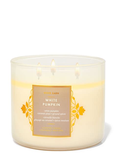 White Pumpkin 3 Wick Candle Bath And Body Works