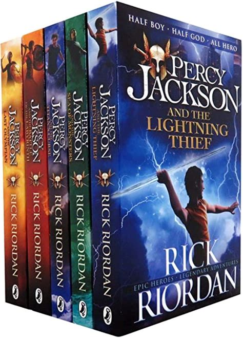 By Rick Riordan Percy Jackson The Olympians Box Set The Complete