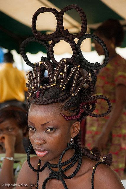 africa woman taking part in a hair show held in the ivory coast african hairstyles hair