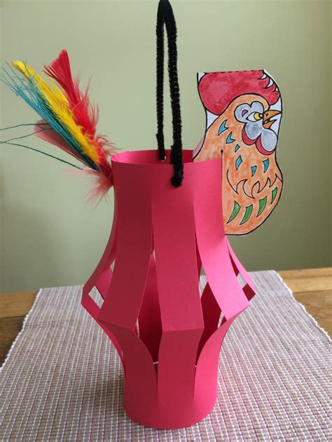 Year Of The Rooster Lantern Celebrate Lunar New Year With This Easy