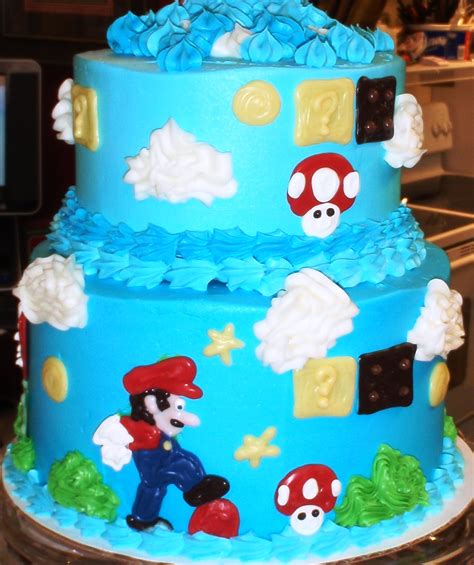 It has so many ideas and details that you will want to pay close attention to. Mario Cakes - Decoration Ideas | Little Birthday Cakes