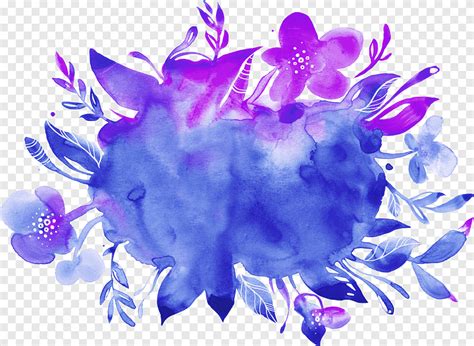 Watercolor Effect Watercolor Ink Marks Png Pngegg