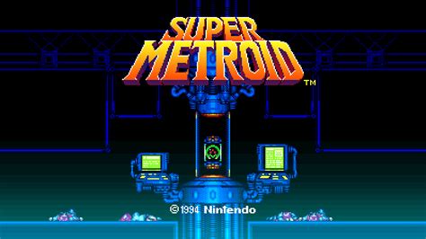 Super Metroid Title Screen 4k Wallpaper Rmetroid
