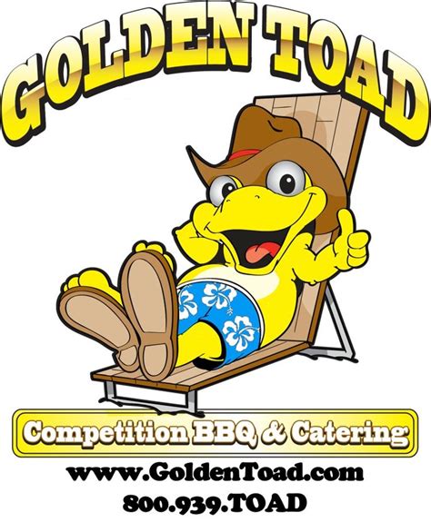 Golden Toad Bbq Bbq Team Logos Pinterest