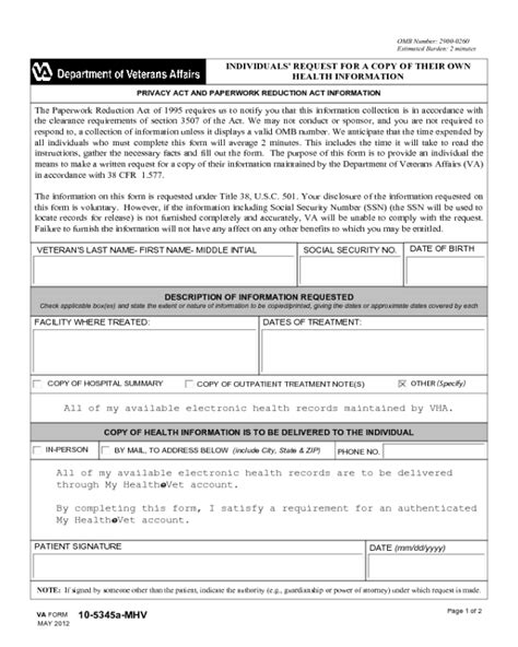 Va Form 10 3542 Fill Online Printable Fillable Blank Pdffiller