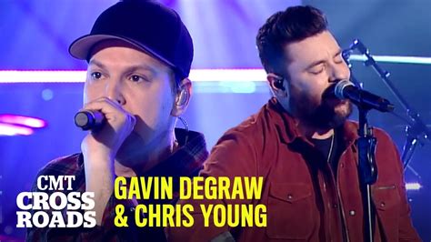 Gavin Degraw And Chris Young Perform Hangin On Cmt Crossroads