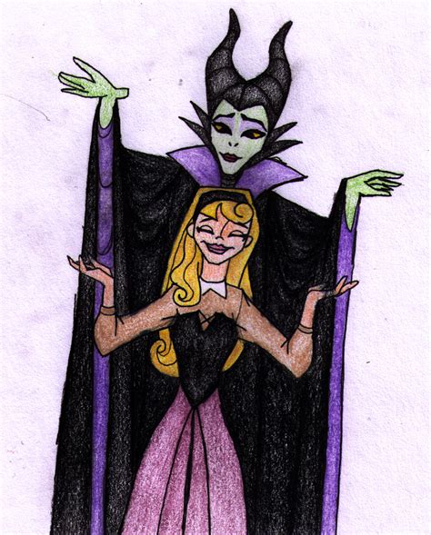 Maleficent And Aurora By Zorasteam On Deviantart