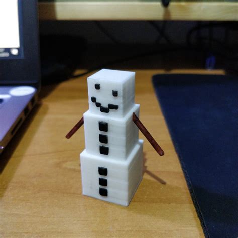 Minecraft Snow Golem Papercraft