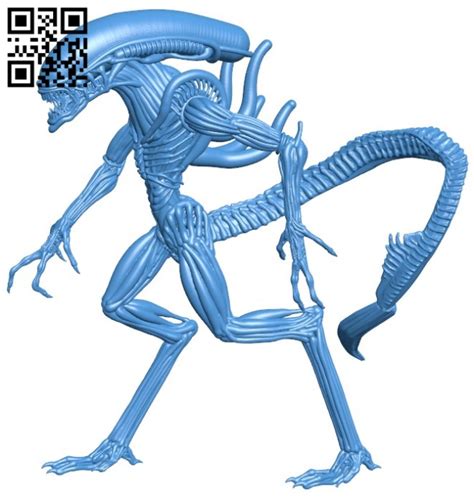 Alien Monster B005877 Download Free Stl Files 3d Model For 3d Printer