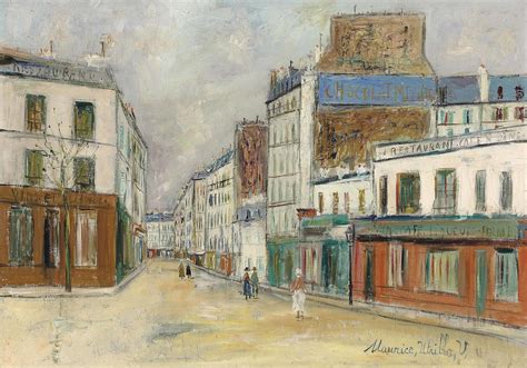 Maurice Utrillo Rue Dauteuil 1938 Oil On Board 58x81 Flickr