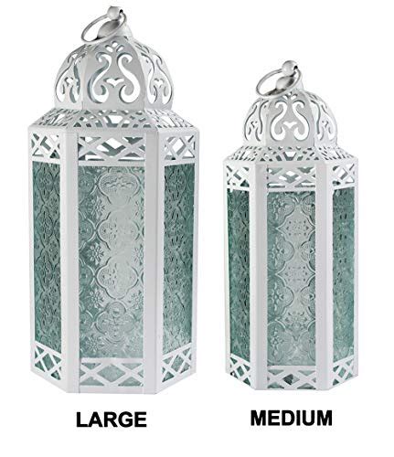 vela lanterns white wedding moroccan decorative candle lantern holder for ramadan clear glass