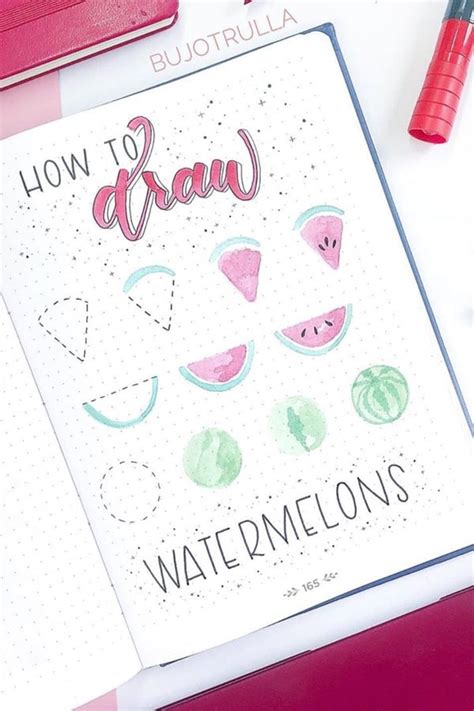 25 Best Step By Step Food Doodles For Your Bujo Crazy Laura In 2020