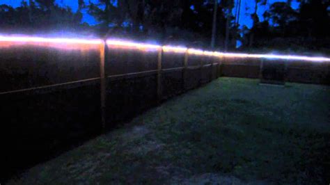 Are you looking for backyard lighting that will illuminate the entire backyard or just the portion in which you spend your time? Backyard Fence LED Lights - YouTube