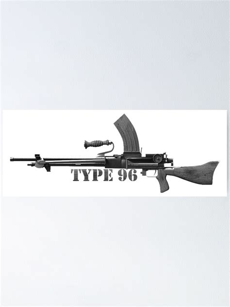 Type 96 Light Machine Gun Imperial Japanese Army Military Weapon