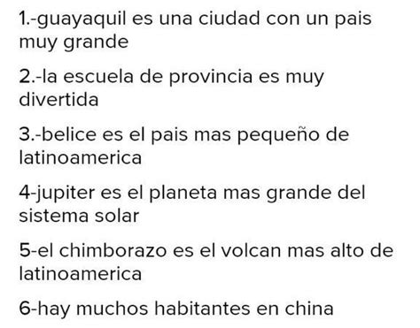 Escribo Oraciones Con Las Siguientes Palabras Poniendo Los Adjetivos En