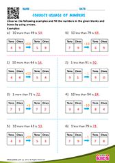 printable numbers worksheets  pre  kindergarten