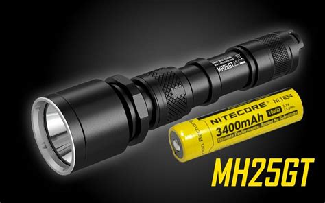 Nitecore Mh25gt 1000 Lumen Long Throw Rechargeable Flashlight