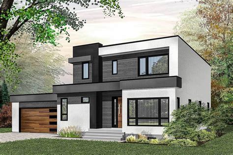 Modern House Plan With Great Visual Appeal