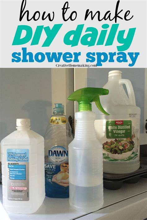diy shower cleaner no vinegar best idea diy
