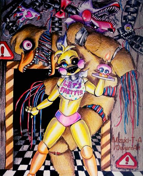 1200 Am Ladies Night Chica S And Mangle Fnaf 2 By Mizuki T A Anime