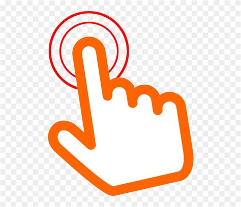 Here Clipart Hand Pointer Click Here Hand Icon Png Transparent Png