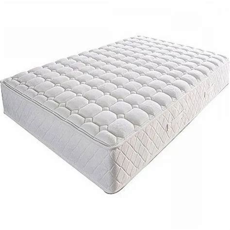 White Plain Spring Bed Mattress Thickness 6 Inch At Rs 4300 In Hyderabad