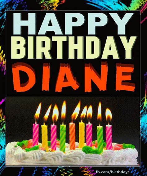 Happy Birthday Diane Image  Happy Birthday Greeting Cards Happy
