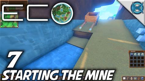 Eco Ep 7 Starting The Mine Lets Play Eco Gameplay S 1 Youtube