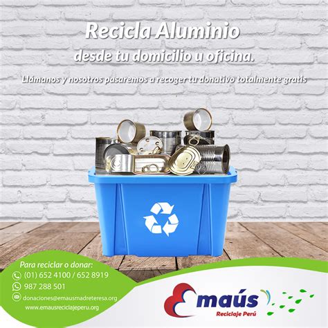 Emaús Reciclaje Perú Reciclaje De Aluminio En Lima