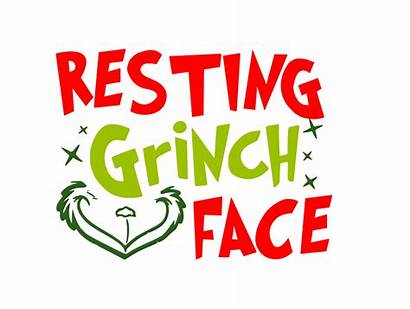 Grinch Face Resting Clipart Svg Dxf Clip