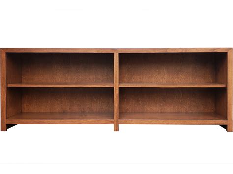 Coleman Long And Low Bookcase Solid Wood Furniture