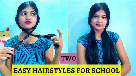 2 Sided Hairstyles For Indian Schools Back To School Hairstyles