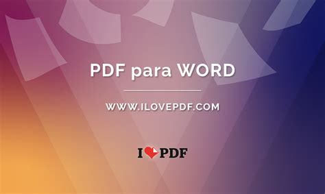 Converta Pdf Para Word Converter Pdf Para Docx