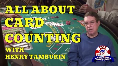 All About Card Counting With Blackjack Expert Henry Tamburin Youtube
