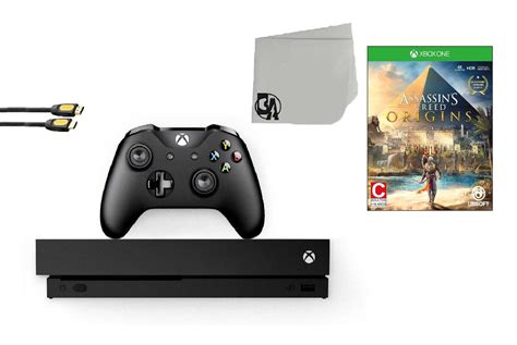 Microsoft Xbox One X 1tb Gaming Console Black With Assassins Creed