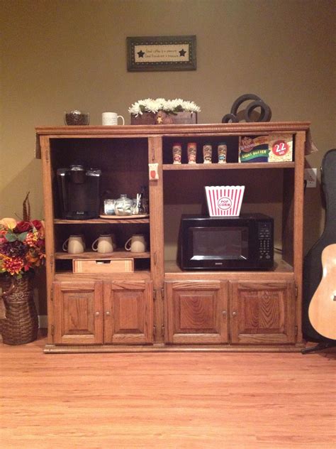 You can find oak entertainment our entertainment center assists to design your room with spacious designs of a cabinet. I repurposed an old entertainment center into my very own ...