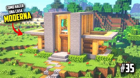 Como Hacer Una Casa Moderna Perfecta Para Survival En Minecraft Youtube